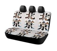 HETVBNS Pechino China Car Seat Covers per sedile posteriore Pet Protector, Universale Auto Posteriore Sedili Coperture, Antiscivolo Posteriore Sedili Coperture per Auto, Camion & SUV