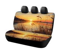 HETVBNS Reeds by The River Coprisedili per sedile posteriore per animali domestici, copertura universale per sedili posteriori, antiscivolo, per auto, camion e SUV