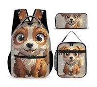 HETVBNS Set di 3 zaini per cani, resistenti e isolanti, per uomini e donne