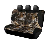 HETVBNS Tiger in Cave, Coprisedili per auto, protezione per animali domestici, universale, antiscivolo, per auto, camion e SUV