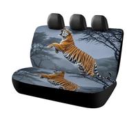 HETVBNS Tiger Moon - Coprisedili per auto, protezione per animali domestici, universale, antiscivolo, per auto, camion e SUV