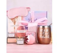 heuchaey Set Confezione Regalo Donna, Regalo Donna Compleanno con candele profumate, sale da bagno, sapone, Asciugamano, Regalo Festa Della Mamma, Confezione Idee Regalo Donna San Valentino