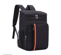 HEUchuan Borsa termica extra large da 18 litri asporto Scatola frigo for conservazione fresca isolata for consegna alimenti per pasti caldi/freddi(A Black 18L)