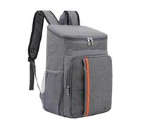 HEUchuan Borsa termica extra large da 18 litri asporto Scatola frigo for conservazione fresca isolata for consegna alimenti per pasti caldi/freddi(A Gray 18L)
