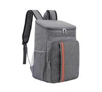 HEUchuan Borsa termica extra large da 18 litri for frigorifero Scatola asporto for conservazione fresca for consegna alimenti isolata per pasti caldi/freddi(B Gray 18L)