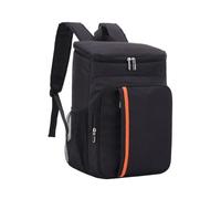 HEUchuan Borsa termica extra large da 18 litri for frigorifero Scatola asporto for conservazione fresca for consegna alimenti isolata per pasti caldi/freddi(B Black 18L)