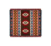 HEUchuan coperta da picnic Coperta da picnic retrò campeggio, copridivano, viaggio, arazzo letterario(A,90X90CM)