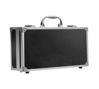 HEUchuan Valigetta in alluminio Cassetta degli attrezzi in lega di alluminio Custodia for strumenti portatile dei file for la conservazione dell'hardware con spugna