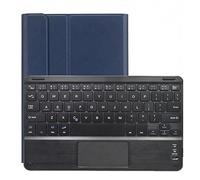 HEUCYL Custodia con Tastiera per Lenovo Tab M10 Plus 3rd Gen 10.6" 2022 (Modello: TB125FU/TB128FU/TB128XU), con Touchpad Custodia per Tastiera Italiana Wireless Bluetooth Rimovibile Magnetica,Blu
