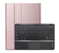 HEUCYL Custodia con Tastiera per Lenovo Tab P11 Plus 2021/Tab P11 2020 11 Pollici Modello TB-J607/TB-J606F/TB-J606X con Touchpad Tastiera Italiana Wireless Bluetooth Rimovibile Magnetica,Rose Gold