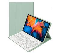 HEUCYL Custodia con Tastiera per Lenovo Tab P11/Tab P11 Plus 11 Pollici (Modello: TB-J606F/TB-J606X/TB-J616F) Tastiera Italiana Magnetica Staccabile Senza Fili Bluetooth con Chiave Rotonda,Verde