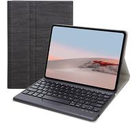 HEUCYL Custodia con Tastiera per Microsoft Surface Go 3 10.5"/Go 2 2020 10.5"/Go 2018 10" con Tastiera Italiana Wireless Magnetica Staccabile, Custodia Sottile E Leggera,Nero