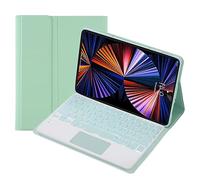 HEUCYL Custodia con Tastiera Touchpad per Lenovo Tab M10 FHD Plus 10,3 Pollici (TB-X606F/TB-X606X) con Tastiera Italiana Bluetooth Wireless Retroilluminata Magnetica Rimovibile A 7 Colori,Mint Green