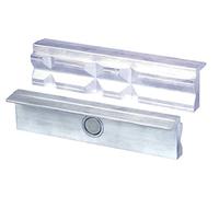 Heuer 109160 ganasce per morsa (ganasce di protezione ad angolo retto; parallelo; magneti speciali integrati; adatti per morsa da 160 mm; materiale: alluminio)