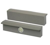 Heuer Ganasce a morsa (ganasce protettive, adatte per morsa 100 mm, con magnete, angolo retto e profilo parallelo, materiale: poliuretano) 107100