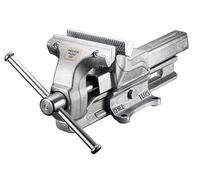 HEUER Morsa 120 mm - con ganasce intercambiabili (completamente zincate, dimensioni 37 x 12 x 15,5 cm, peso 9 kg, materiale acciaio) 101123