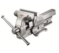 HEUER Morsa 160 mm - con ganasce intercambiabili (completamente zincate, dimensioni 53,5 x 16 x 22,5 cm, peso 27 kg, materiale acciaio) 101163