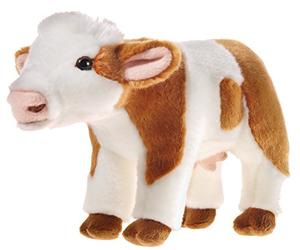 Heunec 274075 - Petting Zoo Vitellino, Crema/Marrone