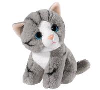 Heunec 276079 - Peluche Gatto, Grigio con Bianco
