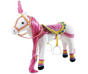 Heunec 730274 - Cavallo con piedistallo, Bianco