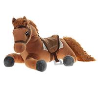Heunec- Pferd Amadeus liegend Blocksberg Bibi & Tina Peluche, Cavallo, Colore Marrone, 637870