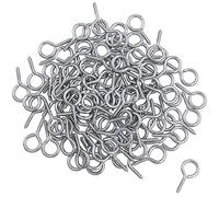 Heuskay 200 viti ad anello piccole da 14 mm, occhielli a vite, ganci per viti, occhielli per viti, ganci, viti autofilettanti per la creazione di gioielli, fai da te, artigianato in legno