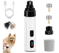 Heusom Silent Groom Pro Tagliaunghie Per Cani, Ricaricabile Usb, 2 Velocità, 3 Porte, Tagliaunghie Elettrico Per Zampe Di Animali Domestici, Adatto A Tutti Gli Animali Domestici (1 Set)