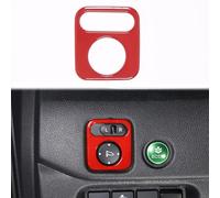 Heutamo Pulsante di regolazione dello specchietto retrovisore compatibile con Honda Pilot 2015-2022, pulsante di regolazione dello specchietto retrovisore interno, accessorio decorativo (rosso sport)