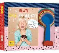 Heute back' ich selbst!: Kinderleichte Rezepte für Kuchen, Keks & Co. Backen nach Bildern! 20 Rezeptkarten + 5 Messbecher