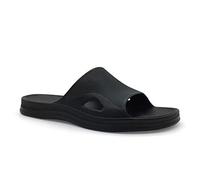 HEVA Pantofole Uomo Estive Bagno Sandali Piscina e Spiaggia Scarpa（42 EU Nero）