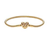 Hevdlt Bracciale da donna in argento Sterling 925, in filigrana, ideale come regalo per San Valentino, festa della mamma, compleanno o Natale, per fidanzata, moglie o mamma, 7,9in/20 cm, Argento