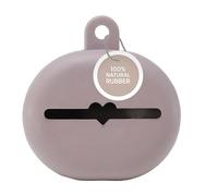 HEVEA Custodia per ciuccio in gomma naturale, 100% gomma naturale, design danese, supporto igienico per ciucci e tettarelle, si attacca facilmente a borse e passeggini, senza BPA, vegano, beige chiaro