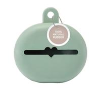 HEVEA Custodia per ciuccio realizzata al 100% in gomma naturale in un design pratico che si attacca in modo sicuro a passeggini e borse allo stesso modo. La custodia manterrà il ciuccio pulito e sicuro da usare (verde mosca)