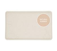 HEVEA Tovaglietta per bambini in gomma naturale, alternativa al silicone e alla plastica con materiale riciclato, sicura per bambini con divertenti disegni animali e caratteristiche pratiche (marmo)