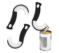 Heveer Apriscatole, 2 pezzi, apribottiglie ad anello, apribottiglie portatile, a forma di J