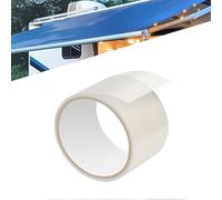 Heveer Nastro di Riparazione per Tenda Impermeabile Nastro per Teloni Trasparente per Tende da Sole Telone Camion 5M*6CM