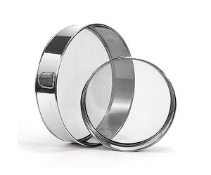 Heveer Setacci per Farina in Acciaio Inox Setaccio per Setaccio a Maglia Fine 40/60 Maglie per Farina Zucchero a Velo 2 Pezzi 15/20cm