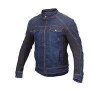 HEVIK - Giacchino Jeans da Uomo, Multicolore, XXL