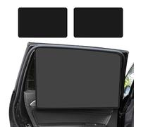 HEVLE 2PCS Window Shades for Back Seat, Privacy Curtains, Strong-Light Blocking & UV Protection Sunshades, Universal Car Accessories