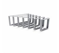 HEVVA Graz - Piedini per mobili, altezza 20 cm, 25/30/35/40/45/50 cm, per armadi, divano, letto o credenza, 40 cm, set da 2 pezzi, vernice trasparente
