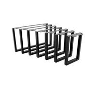 HEVVA Graz - Piedini per mobili, altezza 30 cm, 20/25/30/35/40/45/50 cm, per armadi, divano, letto o credenza, colore: nero, 25 cm