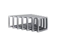 HEVVA RHEIN - Supporto per lavabo alto 20/25/30/35/40/45/50 cm | RHEIN | Supporto per lavabo da appoggio per carichi pesanti, console da parete, piano lavabo, base | (set da 2 pezzi, vernice