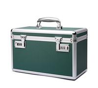 HEWEI WORKS Scatola Medicinali a Prova di Bambino con Serratura a Combinazione, Cassetta Kit Pronto Soccorso Vuota, Scatola Multiuso, Incluso in un Piccolo Portapillole Portatile (Green)