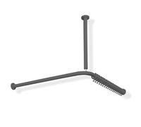 Hewi 801 asta per tenda da doccia, con collegamento a soffitto, 801.34.1061 92, 801 grigio antracite [Accessori Bagno > Tende Doccia]