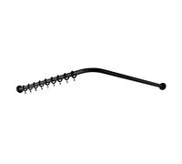 Hewi 801 asta per tenda doccia, accorciabile, 801.34.100 90, 801 nero profondo [Accessori Bagno > Tende Doccia]