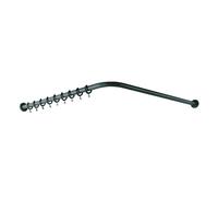 Hewi 801 asta per tenda doccia, accorciabile, 801.34.100 92, 801 grigio antracite [Accessori Bagno > Tende Doccia]
