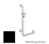 Hewi 801 asta saliscendi, con maniglia di sostegno, 801.33.216 90, 801 nero profondo [Rubinetteria Bagno > Doccette / Supporti]