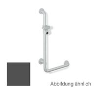 Hewi 801 asta saliscendi, con maniglia di sostegno, 801.33.216 92, 801 grigio antracite [Rubinetteria Bagno > Doccette / Supporti]