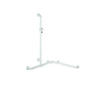 Hewi 801 asta saliscendi, con maniglia di sostegno, 801.35.320 99, 801 bianco puro [Rubinetteria Bagno > Doccette / Supporti]