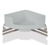 Hewi 802 LifeSystem portaoggetti doccia, 802.03.210 97, 802 LifeSystem grigio luce [Accessori Bagno > Mensole Doccia]